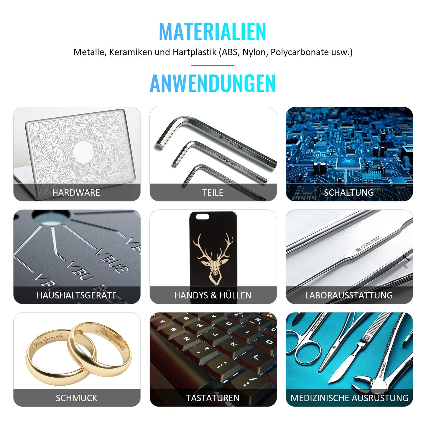 30W Faserlaser Graviermaschine für Metallgravur & Metallbeschriftung | F-30 Faserlaser Graviermaschine OMTech Laser