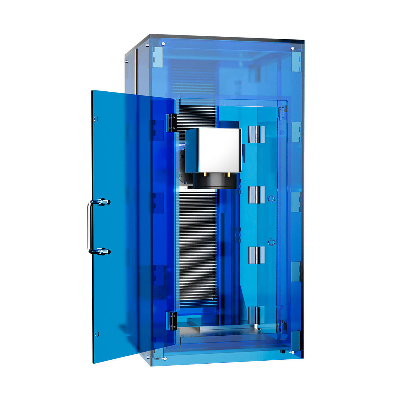 60W MOPA JPT Laser Graviermaschine für farbige Metallgravur & Metallbeschriftung | M-60 MOPA Laser Graviermaschine OMTech Laser