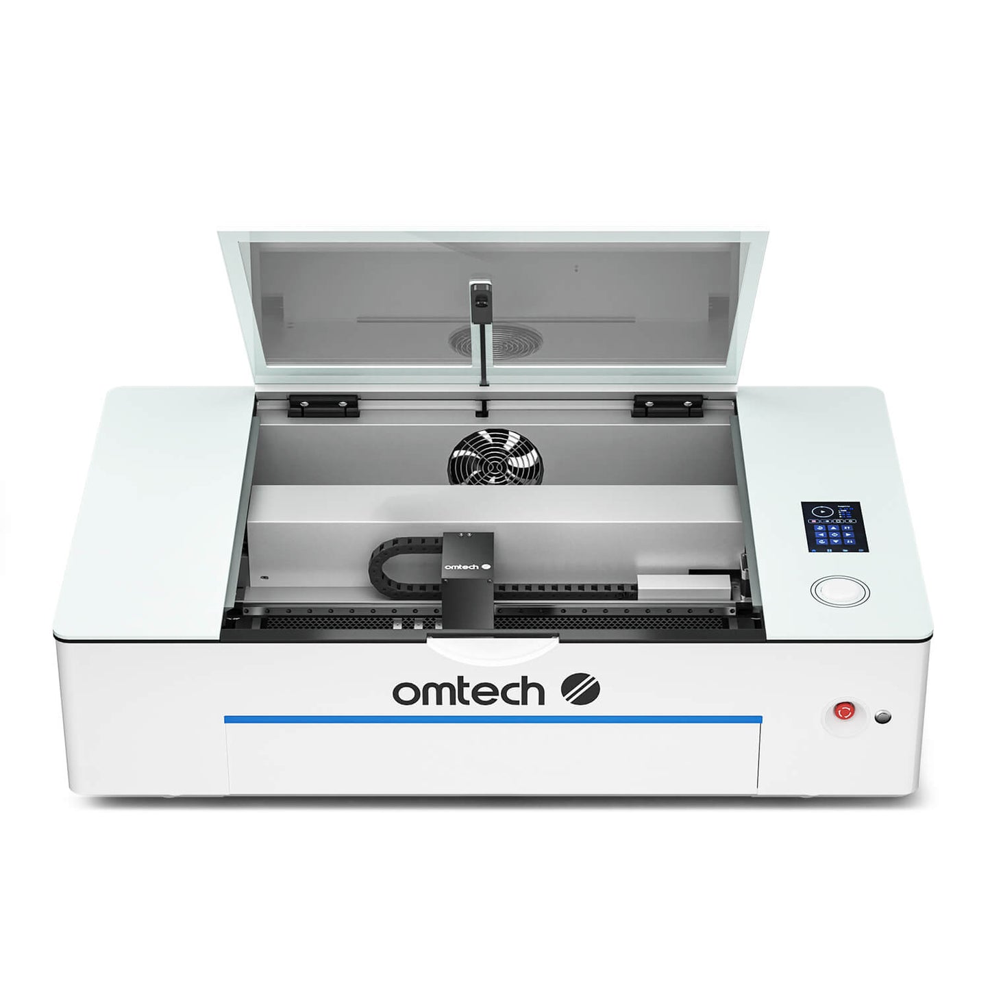 55W Desktop Laser Cutter mit 510x300mm Gravurfläche | Polar Plus CO2 Laser Graviermaschine & Cutter OMTech Laser