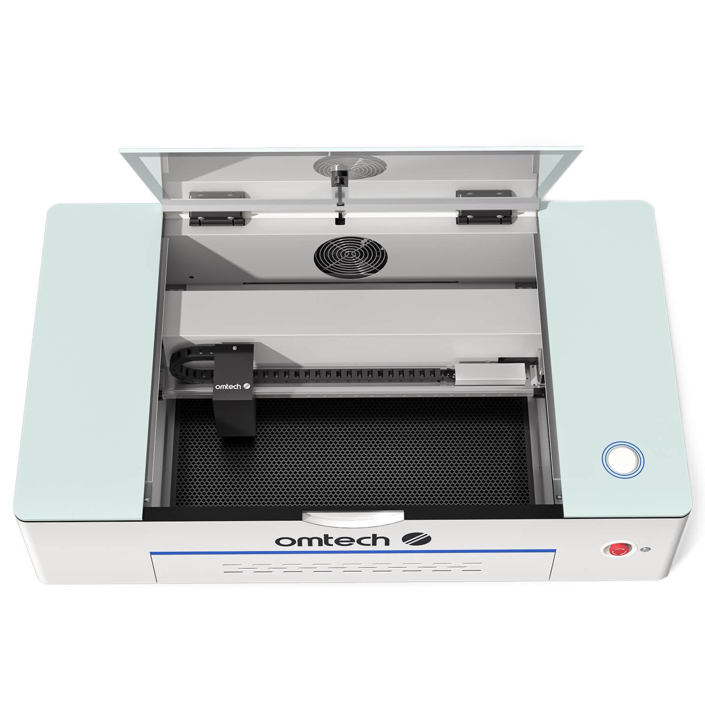 50W Desktop Laser Cutter mit 510x300mm Gravurfläche | Polar Laser CO2 Laser Graviermaschine & Cutter OMTech Laser   