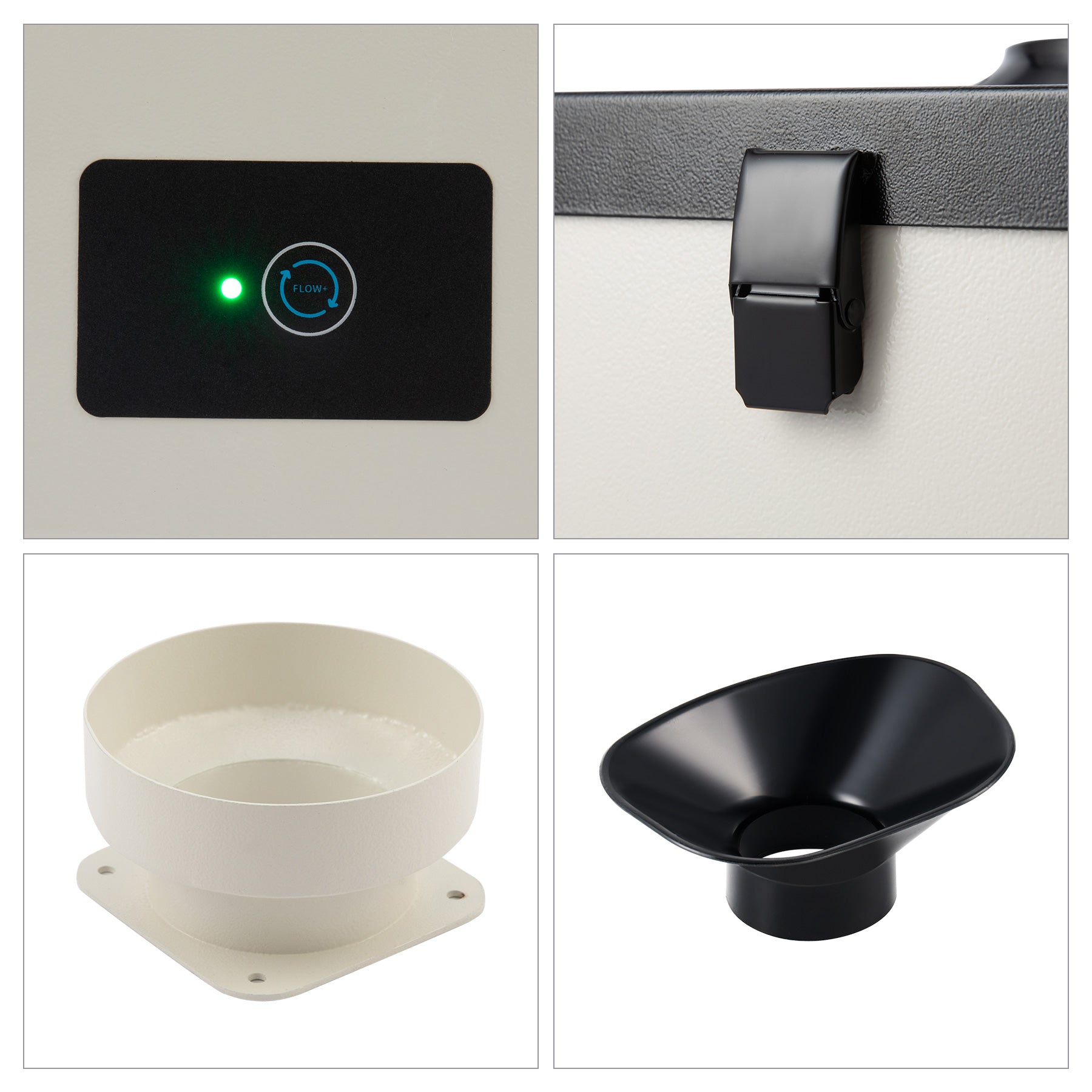 Rauchabsauger mit 3-Schichten-Filter und 2 Absaugrohren | LSP-250 Rauchreiniger OMTech Laser   