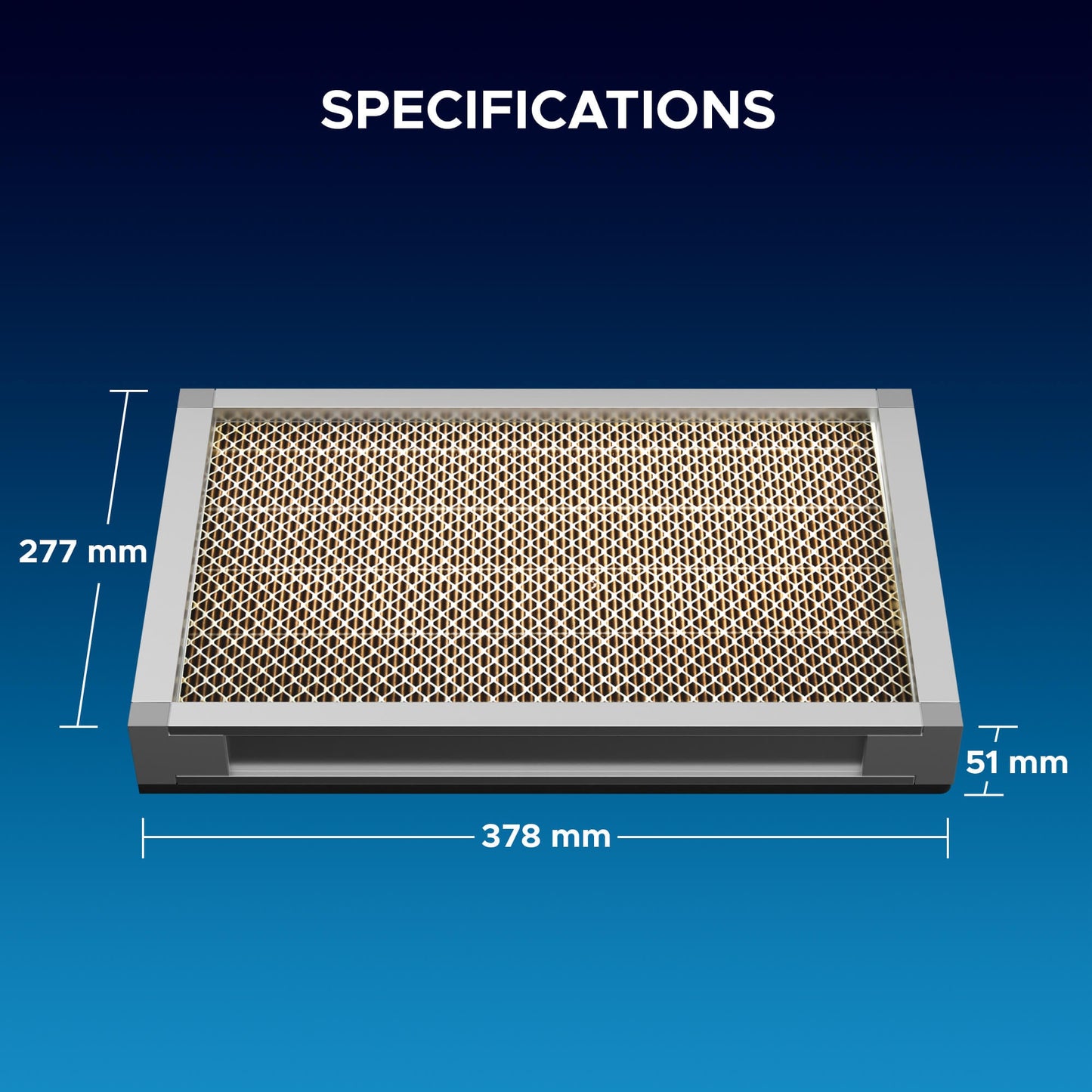 Polypropylen (PP)-Ersatzfilter für Rauchabsauger LSP-300 Ersatzfilter OMTech Laser