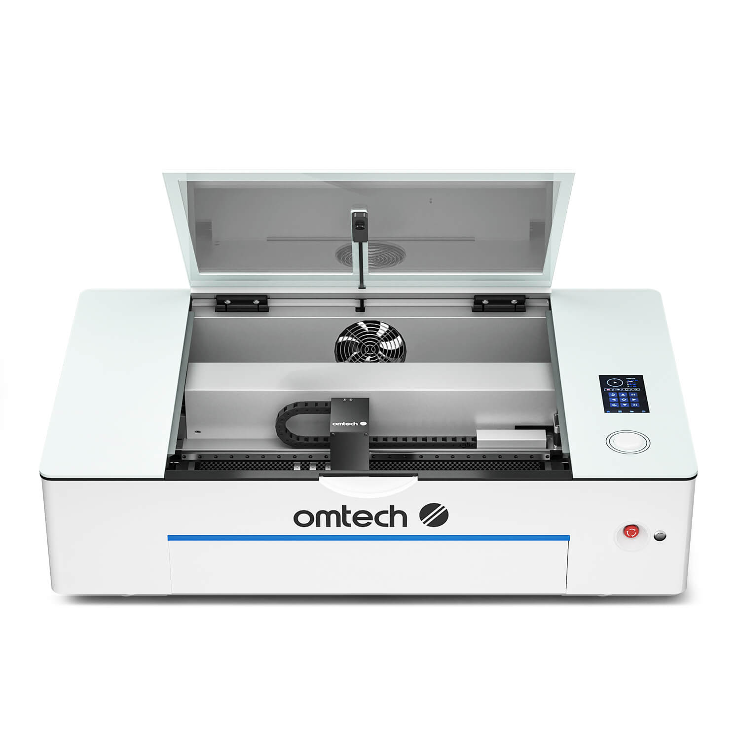 55W Desktop Laser Cutter mit 510x300mm Gravurfläche | Polar Plus CO2 Laser Graviermaschine & Cutter OMTech Laser   