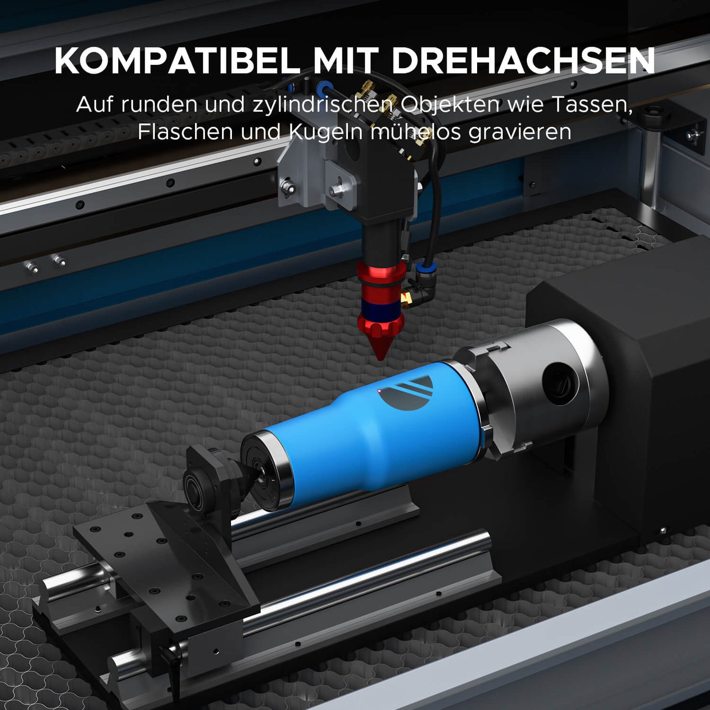 90W Lasercutter & Laser Graviermaschine mit 900x600mm Gravurfläche | Turbo-968 CO2 Laser Graviermaschine & Cutter OMTech Laser