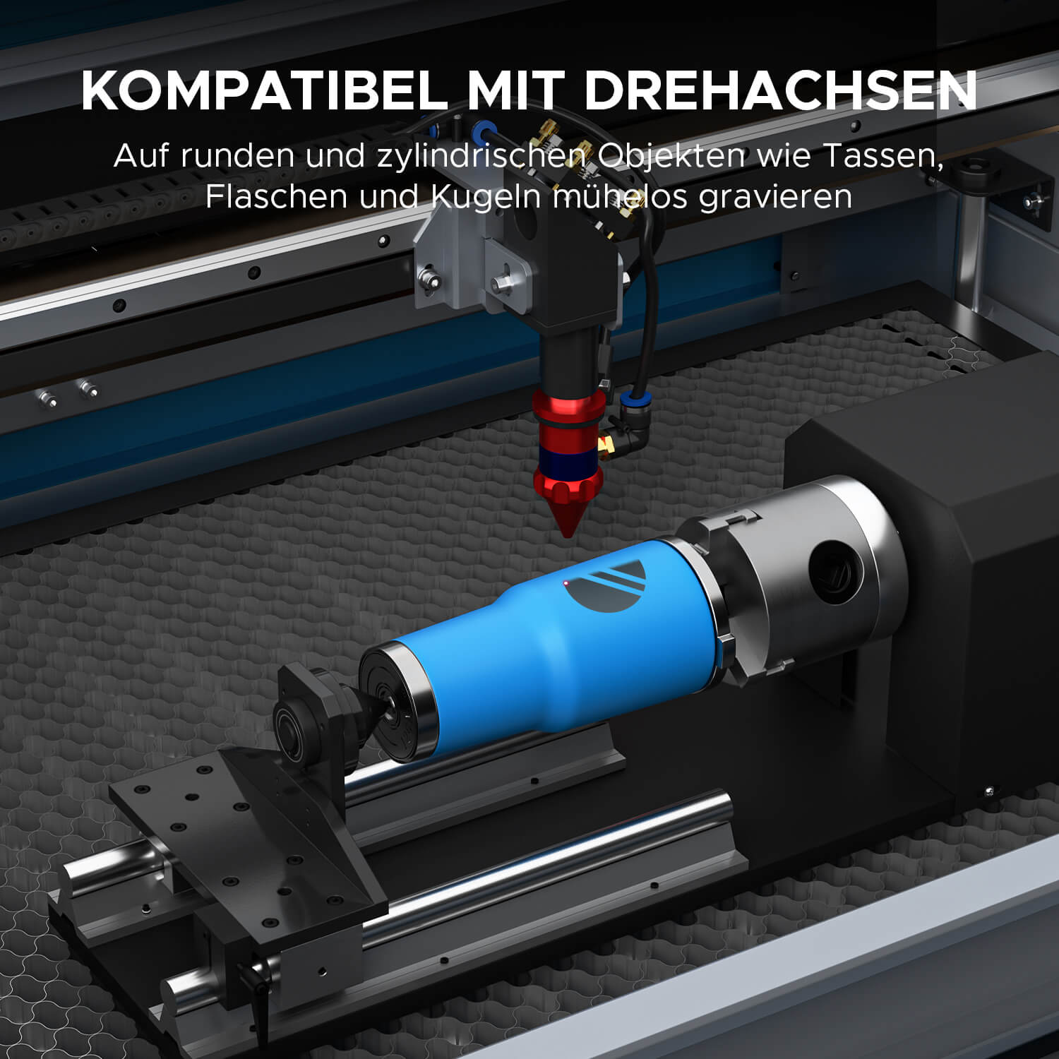 90W Lasercutter & Laser Graviermaschine mit 900x600mm Gravurfläche | Turbo-968 CO2 Laser Graviermaschine & Cutter OMTech Laser