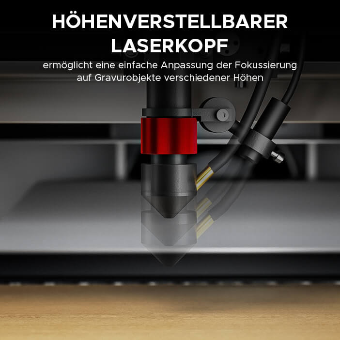40W Desktop Laser Graviermaschine & Cutter mit 300x200mm Gravurfläche | K40 Plus CO2 Laser Graviermaschine & Cutter OMTech Laser   