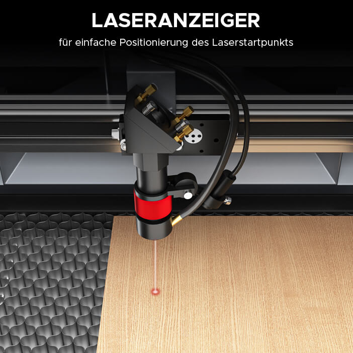40W Desktop Laser Graviermaschine & Cutter mit 300x200mm Gravurfläche | K40 Plus CO2 Laser Graviermaschine & Cutter OMTech Laser   