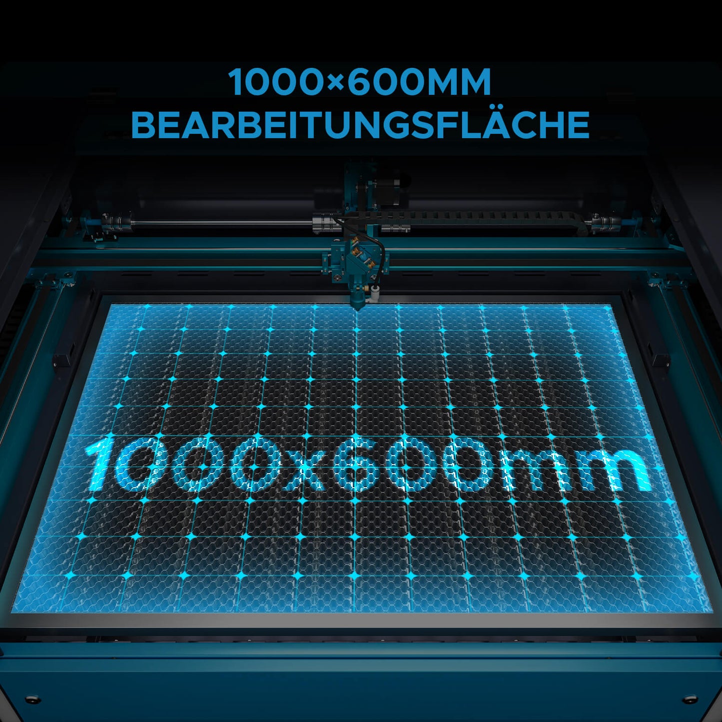 100W CO2 Laser Cutter & Graviermaschine mit 1000x600mm Gravurfläche | Pronto-45 CO2 Laser Graviermaschine & Cutter OMTech Laser