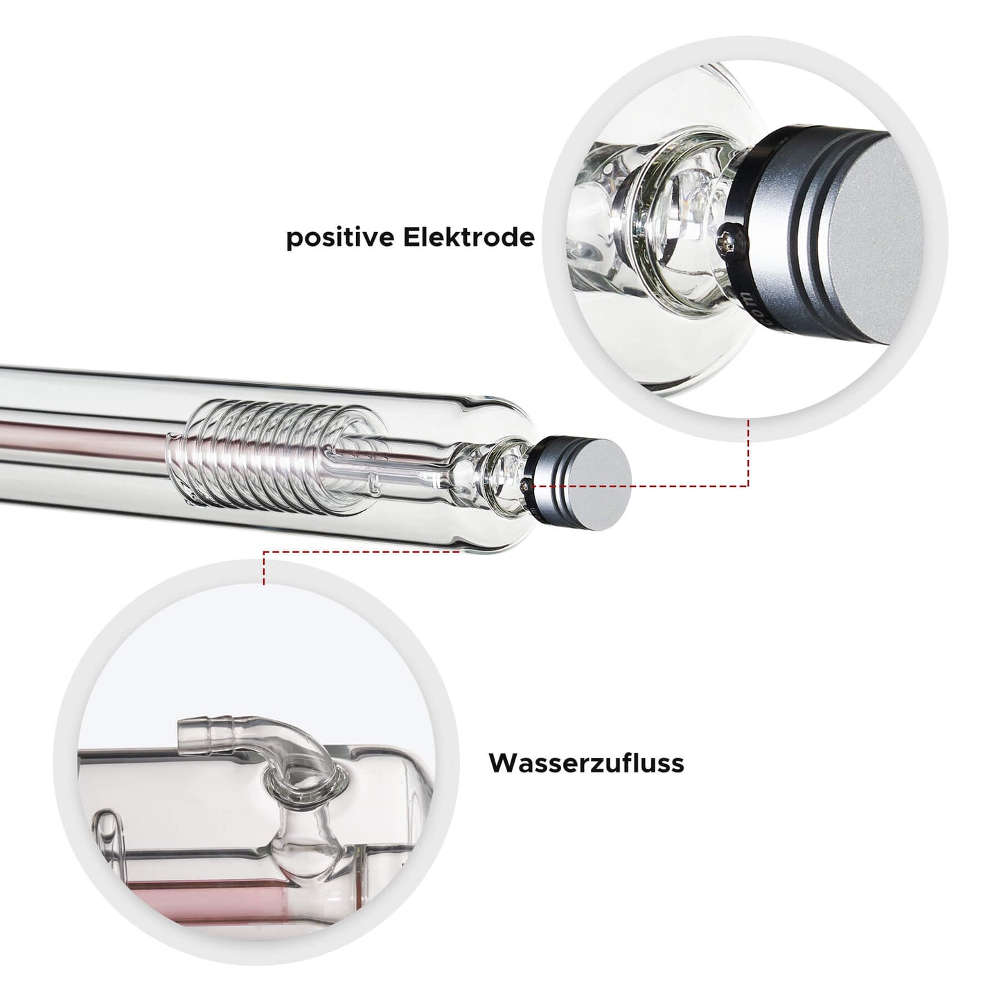 90W CO2 Laserröhre für Laser Graviermaschinen & Cutter| YL-90